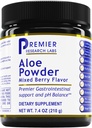 Premier Research Labs Aloe Powder - Aloe Vera Powder, Aloe Vera Drink Mix for Skin and Digestion, Powder Aloe Barbadensis Leaf Extract with Acemannan, Freeze Dry - Mixed Berry, 7.4 Oz (30 Servings)