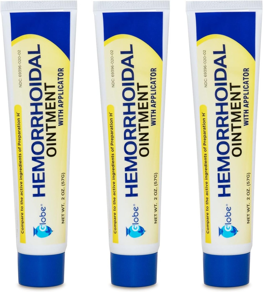 Hemorrhoidal Ağrı Yardımı Ointment 2 oz (56g) Için Tube Hemorrhoid Tedavisi Hızlı Aklı, Swelling ve En Güçlü Ağrı Yardımı (3 Paket)
