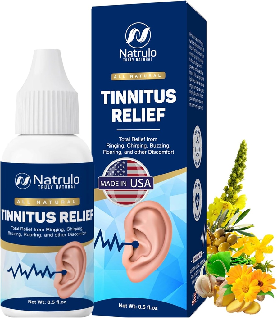 Tinnitus Tedavisi için Ringing Ears - Doğal Ear Ringing Drops for Tinnitus Tedavisi - Sooth Discomfort, Kulak Gürültüünü Azalın - Kulak Daha Temiz Robotları Yıkınıyor