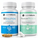 IBSolution Gut Health Sche - All Natural Gut Health Support & Premium Probiyotiks w/ 40 Milyar CFU for Support of Irregular Bowels, Bloating, Constipation, Gas, Abdominal Pain - 2 Pack (120 Caps)