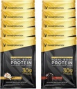Protein Super Mix | Egg White, Collagen, ve Plant Protein | 15 Milyar CFU Probiyotikler | Digestive Enzymes | MCT Oil | Low Carb Shake for Men & Women | Çeşitli, 10 Pack
