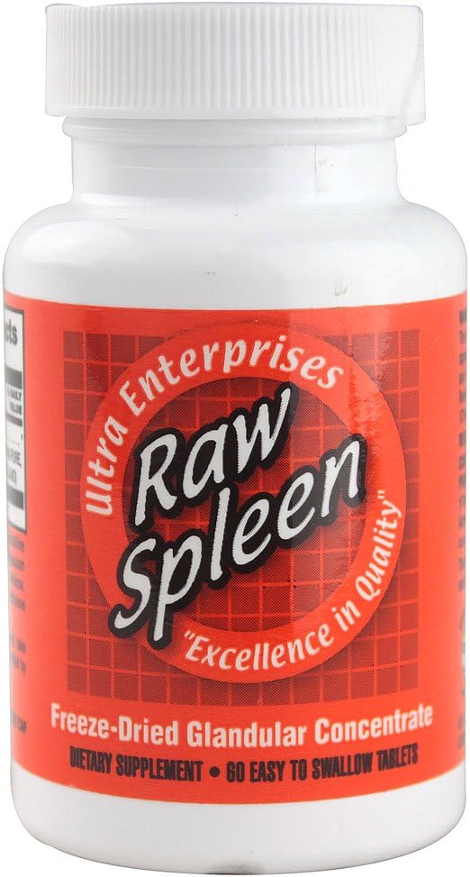 Ultra Glandular Ultra Raw Spleen 200Mg 60 Tab2
