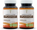 Tribe Spearmint Capsules 1000 mg Spearmint (Mentha spicata) kadi, Kadın Hormon Destek Tamam (2x60 Capsules)