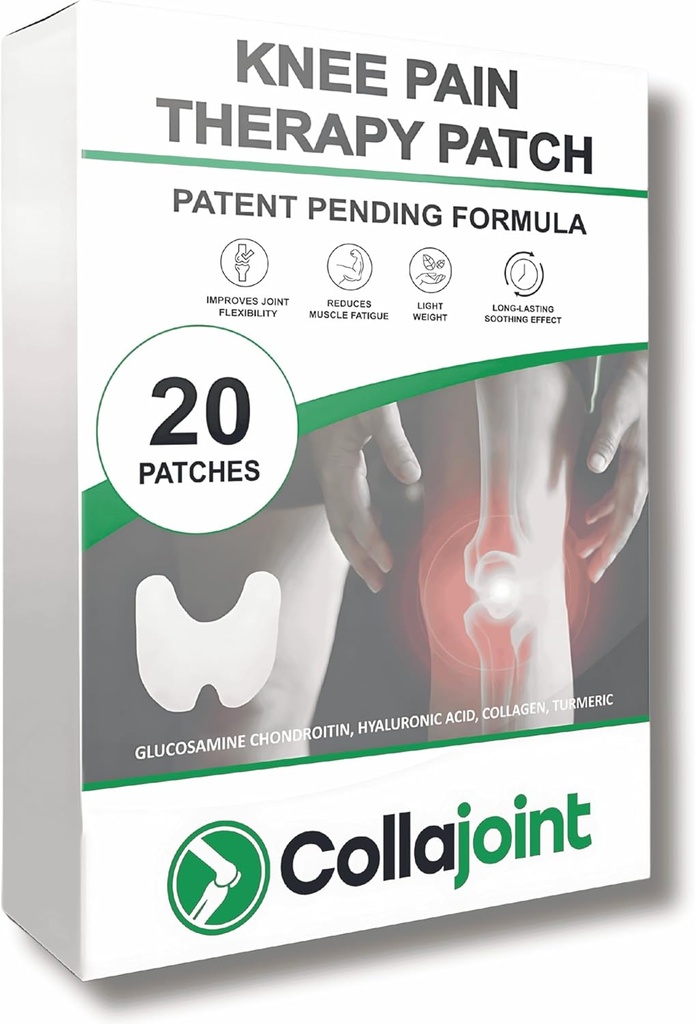 Diz Pain Relief Patch - Collagen & Glucosamine - Low Odor, 20 Kont