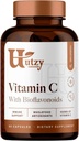 Utzy Naturals Vitamin C Kompleksi | 400 mg Vitamin C with Acercola & Citrus Bioflavonoids | 60 Capsules