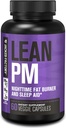 Jacked Factory Lean PM Night Time Fat Burner, Sleep Aid Supplement, & Appetite Suppressant for Men and Women - 60 Stimulant-Free Veggie Kilo Kayıp Diyet Pills