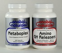 Anabol Naturals Meta GHR Stack: Metaboplex 120 caps, 600 mg ve Amino GHReleasers120 caps, 800 mg