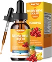 Berberine Supplement Liquid Drops- Berberine 1500 mg with Ceylon Cinnamon, Bitter Melon, Banaba Leaf, Turmeric for Immune, Digestion System, Heart Support, Natural Pineapple Flavor, 2 Fl Oz