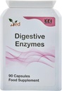 Ved Digestive Enzymes, Kapsamlı Gıda Genişleme Kompleksi, Hedefler Gluten, Lactose & Casein, 90 Vegan Capsules (45 Days Supply)