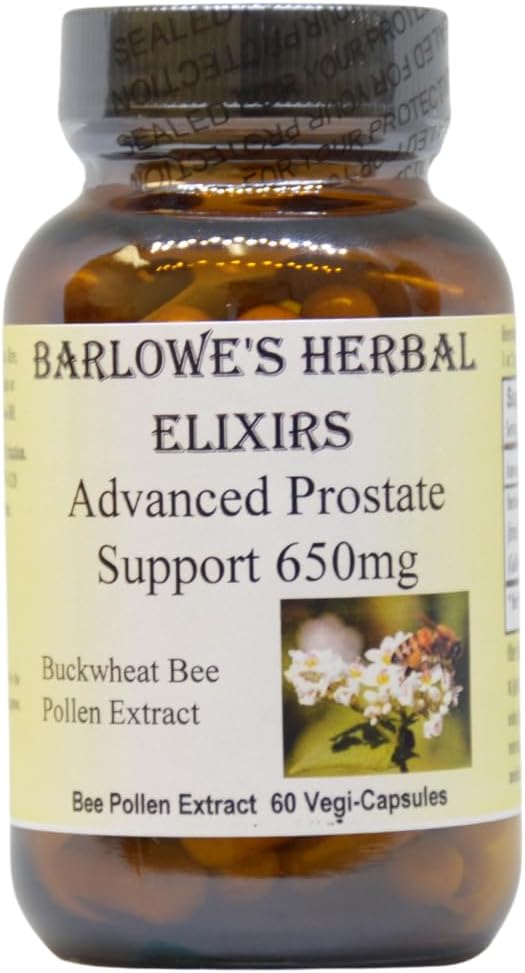 Gelişmiş Prostate Support | Buckwair Bee Pollen Supplement | 750 mg Per Capsule | Urinary and Prostate Health | Menopausal Support for Women | 60 Vegan, Halal ve Kosher Capsules | Non-GMOMOMO