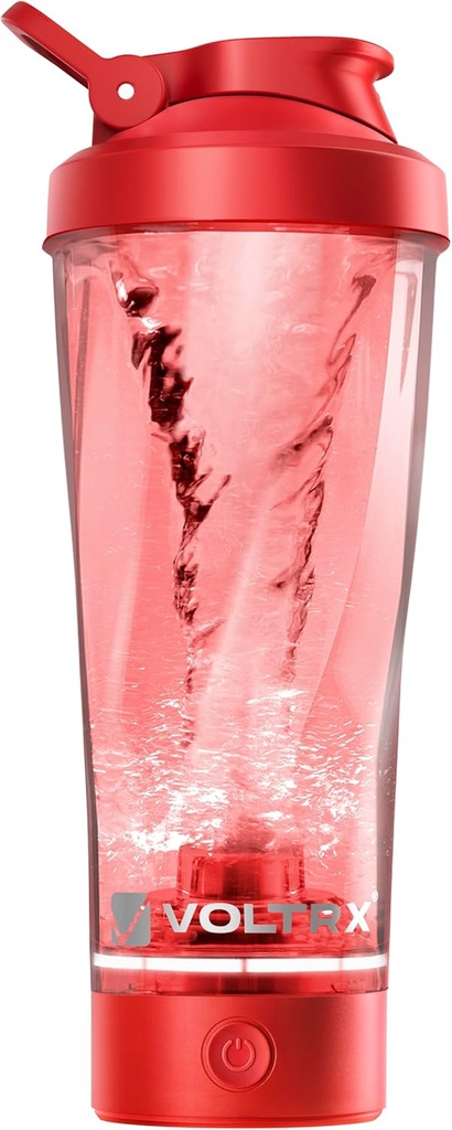 VOLTRX Premium Elektrikli Protein Shaker Şişe, Tritan ile Yapıldı - BPA Free - 24 oz Vortex Port / XP Isıtmalı Shaker Cups for Protein Shakes
