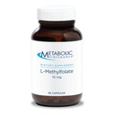 Metabolic Bakım L-Methylfolate 10 mg - L Methylfolate, Kadınlar ve Erkekler için Metrik Tamamlama, Beyin Sağlığı Için B9 (5-MTHF), Focus ve Calm - 90 Capsules (Polonya)
