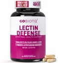 GOBIOTIX Lectin Defense - Lectin Blocker Supplement for Leaky Gut with MSM and Digestive Enzymes - For Intestinal Health for Women and Men - Non-GMO + Gluten Free - 60 Capsules (1)