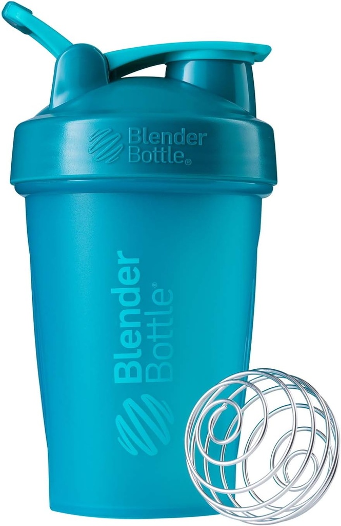 BlenderBottle Classic Shaker Şişe Protein Shakes ve Pre Workout, 20Ounce, Teal