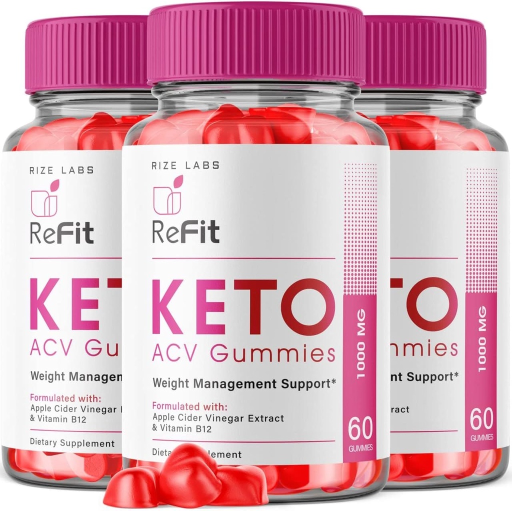 Laboratuvarları - Apple Cider Vinegar ile Gelişmiş Kilo Kayıpları için Refit, Tamam, Belly Fat'ı Yeniden Üretme Yardımı (180 Gummies)