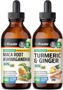 Maca Ashwagandha Βάμμα 4 Fl. Oz. & Turmeric Ginger Βάμμα 4 Fl. Oz.