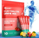 Şeker Free Electrolytes Toz Doğal Flavors, 3X Hızlı Hydration Packets with 10 Electrolyte & Vitamins, Liquid Daily IV, Non-GMO, Gluten-Free, DW, Vegan, 16 Sticks, Strawberry