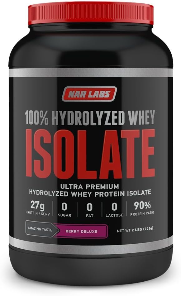 Hydrolyzed Whey Protein Isolate 2 lbs (Berry Deluxe)