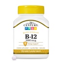 21ος αιώνας B-12 5000 mcg, 110 Cherry Flavored Υπογλώσσια δισκία, 110 κόμης