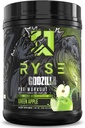 RYSE Godzilla X Noel Deyzel Pre Workout Powder - Green Apple - 400mg καφεΐνη, High Stim Pre-Women Προ-Women με κιτρουλίνη & Beta Alanine - Ενέργεια, Αντλία & Εστίαση - 20/40 Υπηρεσίες