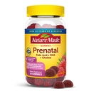 Nature Made Prenatal Gummies with DHA and Folic Acid, Prenatal Vitamin ve Mineral Supplement for Daily Nutritional Support, 60 Gummies, 30 Day Supply