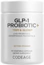 Kodage GLP-1 Probiyotik+ - Live Probiyotiks Akkermansia, Clostridium, Bifidobacterium, Chicory Inulin Probiyotik, Prebiyotiks & Postbiyotiks Supplement - 500 Milyon AFU, 3-Month Supply - 90 Capsules