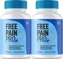 (2 Pack) Free Pain Pro Capsules, Resmi Ücretsiz Ağrı Pro Supplement Capsules Gelişmiş Formula, Free Pain Pro Pills All Natural to Support General Wellness, Free Pain Pro Formula Review, 120 Capsules