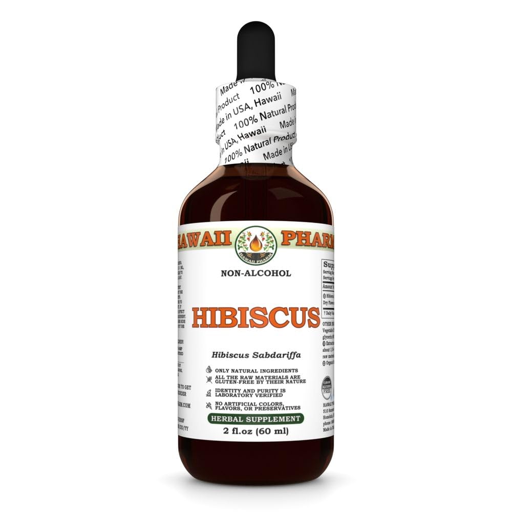 Hawaii Pharm Εκχύλισμα Χωρίς Αλκοόλ, Γλυκερίτης για Αντιοξειδωτική Υποστήριξη, Προάγει Κυκλοφορία, Υποστηρίζει τη Ζωτικότητα της Καρδιάς, Ενισχύει τη λειτουργία του ήπατος, Αναζωογονεί και Αναζωογονεί - 2 fl.oz