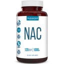 NAC Supplement (N-Acetyl Cysteine) - 1000 mg-Antioxy Support - Liver Health and Detoxification - Boosts Lung and Immune Health - Capsules - 120 Kont - 60 Hizmetler