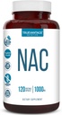 NAC Supplement (N-Acetyl Cysteine) - 1000 mg-Antioxy Support - Liver Health and Detoxification - Boosts Lung and Immune Health - Capsules - 120 Kont - 60 Hizmetler