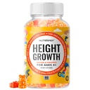 Εφηβικό συμπλήρωμα ανάπτυξης ύψους Gummies - Τα παιδιά μεγαλώνουν ψηλότερα φυσική αύξηση ύψους πολυβιταμίνη - με βιταμίνη ασβεστίου D3 K2 ψευδάργυρος L-αργινίνη L-Γλουταμίνη L-Ορνιθίνη για αγόρια κορίτσια