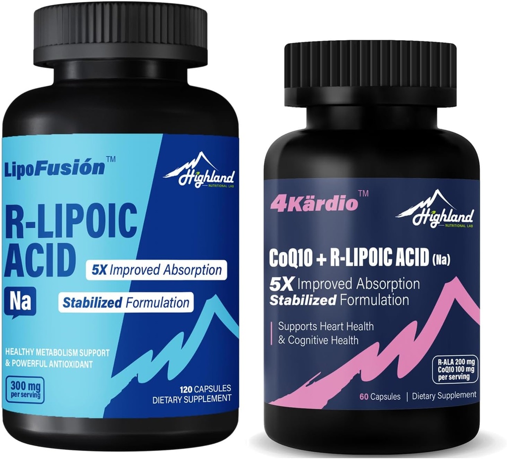 R-Lipoic Acid (Na) + CoQ10 και R-Lipoic Acid (Na)