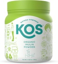 KOS Organic Inulin Powder, Unflavored & Uncoweed Superfood - Vegan Inulin for Prebiotic Intertestal Support, Digestive Health Promotion - USDA Certified, Non-GMO, Soy & Gluten-Free, 112 Services Τσάντα