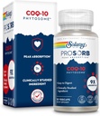 SOLARAY CoQ-10 Phytosome - 9X Abxia CoQ10 200 mg - Easy-to-Digest Antioksis Supplement - Vegan ve Soy olmadan - 60 Günlük Garanti - 30 Hizmet, 30 VegCaps