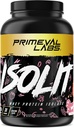 Primeval Labs ISOLIT - Whey Protein Powder, 100% Whey Isolate, 25g πρωτεΐνης, BCAAs, γρήγορη απορρόφηση, Easy Digesting (Shortcake, 2lb)