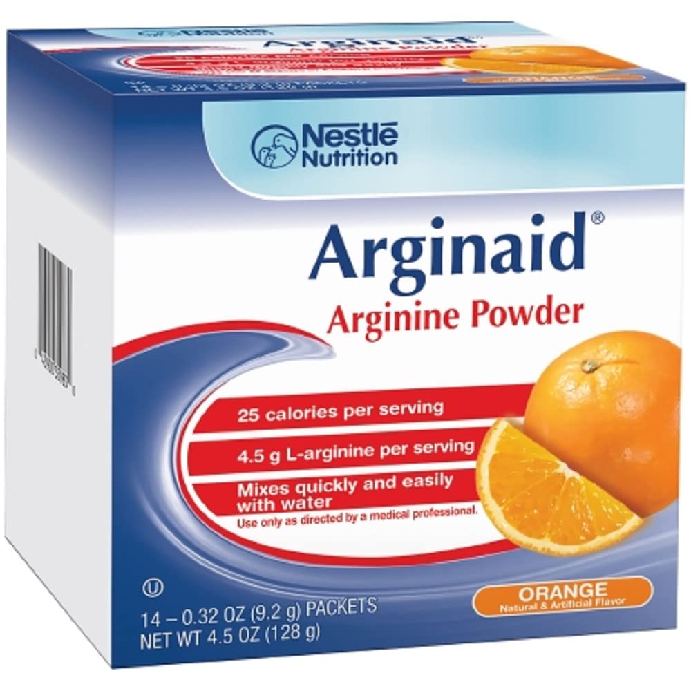 Arginine Supplement Arginaid? Orange .32 oz Bireysel Packet Toz (BX of 14)