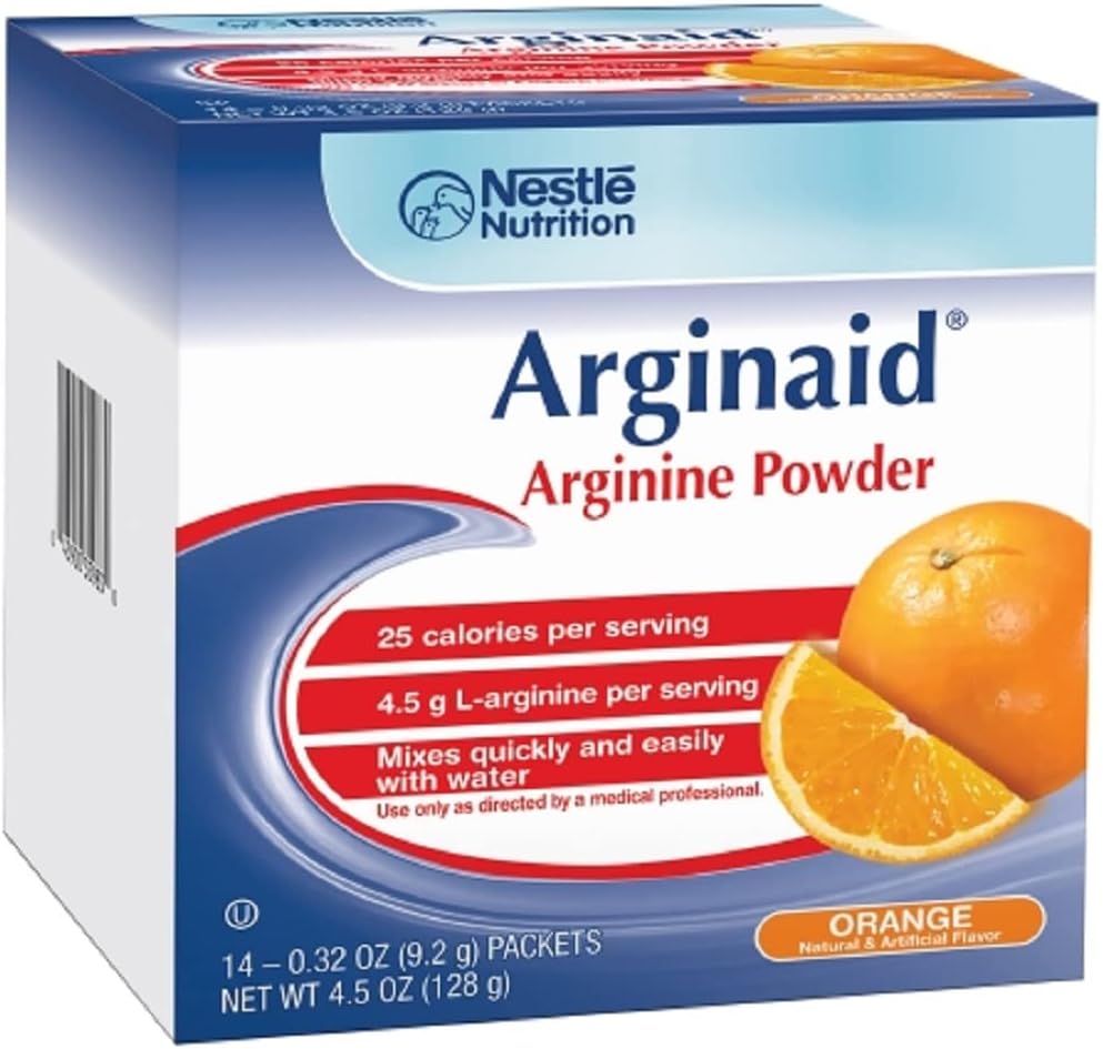 Arginine Supplement Arginaid? Orange .32 oz Bireysel Packet Toz (BX of 14)