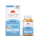 Uqora Defense - Συμπλήρωμα υγείας ούρας - Υποστήριξη Bladder Υγεία & Καθαρίστε Biofilm* με D-μαννόζη, Πράσινο εκχύλισμα τσαγιού, Turmeric Extract & More - Χωρίς γλουτένη - 60 κάψουλες (30-Ημέρα προσφοράς)