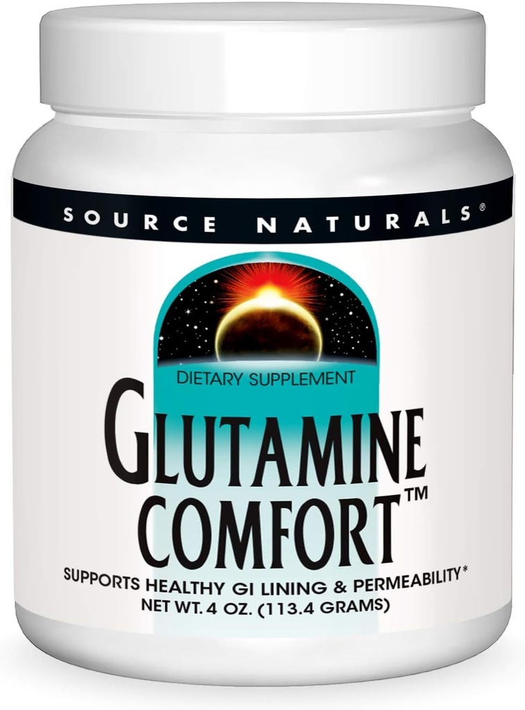 Kaynak Naturals Glutamine Comfort, Sağlıklı GI Lining ve Permeability*, 4 Ounce Toz