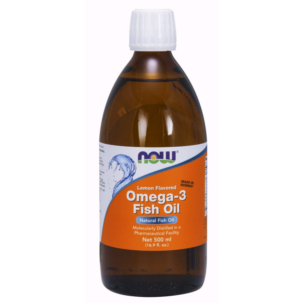 Şimdi Tamamlar, Omega-3 Fish Oil Liquid, Molecularly Distilled, Lemon Flavored, 16.9-Ounce