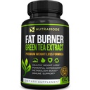 Premium Green Tea Extract Fat Burner Supplement with EGCG-Doal Appetite Suppressant-Sağlıklı Kilo Kayıp Diyet Pills That Work Fast for Women and Men-Detox Metabolism ATM to Burn Belly Fat Hızlı