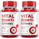 (2 Pack) Vital Grow XL Gummies - Resmi Formula - Vial Grow XL Advanced Strength Formula, Vital Grow XL Yorumlar, Genel Sağlık Desteği 1000 mg maksimum Güçlü Sağlık Tamamı (120 Gummies)
