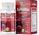 America Medic & Science FertiliMax, συμπληρώματα γονιμότητας για τις γυναίκες, υποστηρίζει την αναπαραγωγική υγεία και τη γονιμότητα θεραπεία, με Folate, CoQ10, DHEA, σίδηρο, σελήνιο, 90 κάψουλες