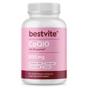 Coenzyme CoQ10 600 mg per Capsule with Bioperine (60 Vegetarian Capsules) Doğal olarak Fermented - No Titanyum Dioksi - No Fillers - No Stearates - Vegan - Gluten Free - Non GMO