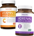 Δέσμη Adrenal Υποστήριξη & Vitamin-C Ανοσολογική Υποστήριξη - Adrenal-C Immunity Bundle - Adrenal Support & Cortisol Manager (Non-GMO) & Vitamin C Immune Support (Non-GMO) Immune System Booster Supplement