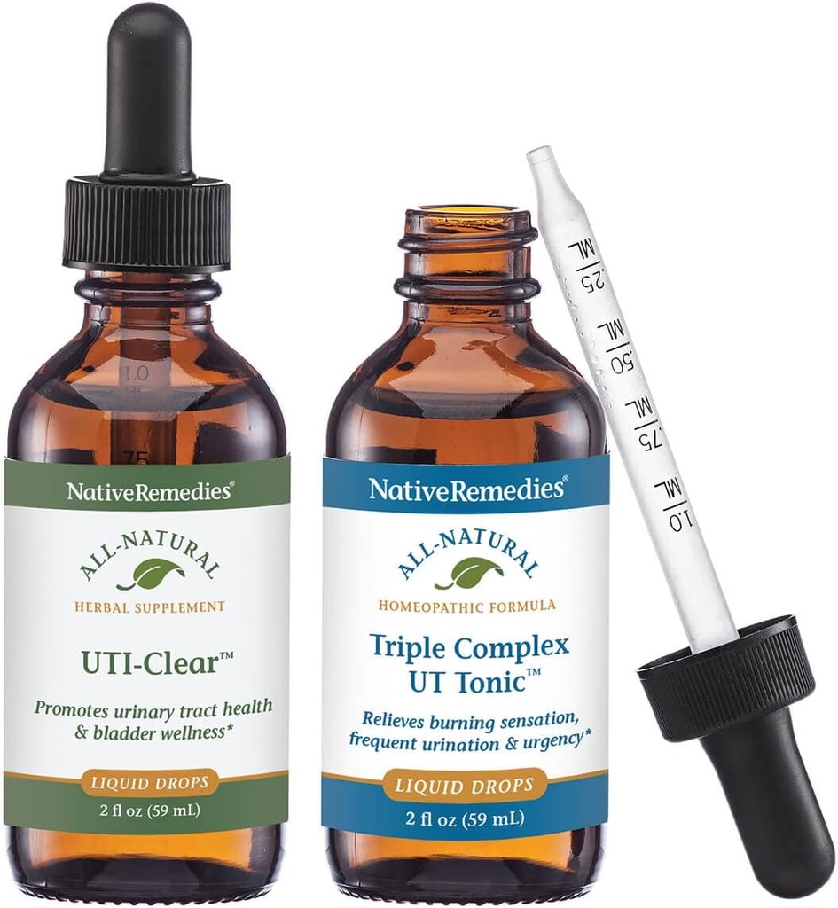 Native Remedies urinary Health ComboPack - Όλα τα φυσικά συμπλήρωμα για τη λειτουργία και την υγεία της ουροδόχου κύστης και ούρων