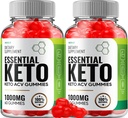 (2 Pack) Essential Keto ACV Gummies - Gelişmiş Formula Essential Keto + ACV Kilo Yönetimi Gummies Apple Cider Vinegar Chem Essential Supplement Yorumlar B12 B6 (120 Gummies)
