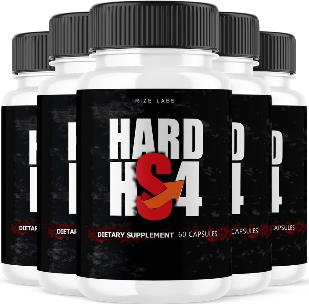 Laboratuvarları Erkek Sağlığı için Sert HS4 Capsules, Ekstra Güçlü Pills, Erkek Genel Performansa Destek, Sert HS4 Maksimum Formula, Pastillas - 5 Paket (300 Capsules)