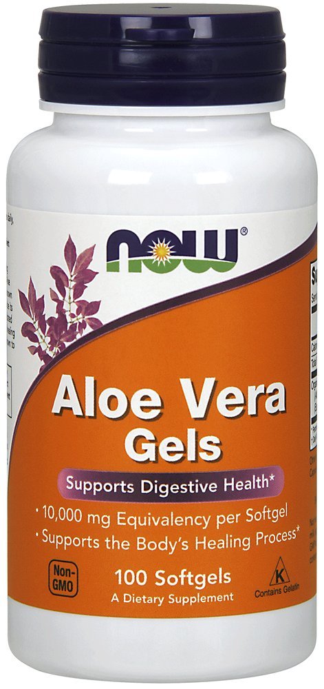Şimdi Gıdalar Aloe Vera, 100 Softgels