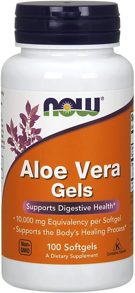 Τώρα Τροφές Aloe Vera, 100 Softgels